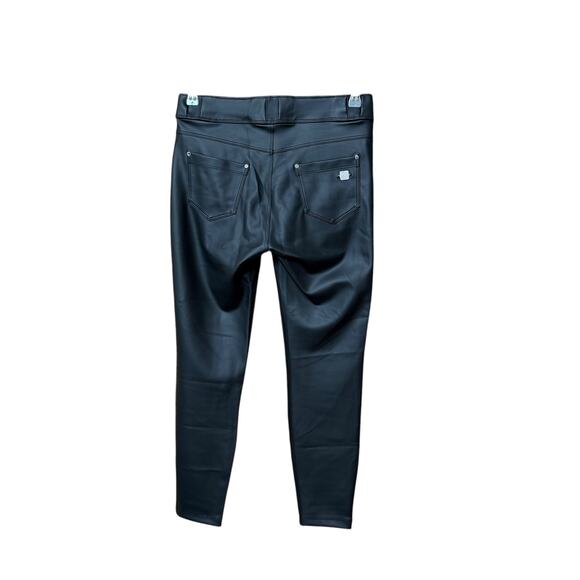 Freddy Faux Leather High Waisted Full Length  Size 4 Stretchy Zip Closure - Picture 9 of 16